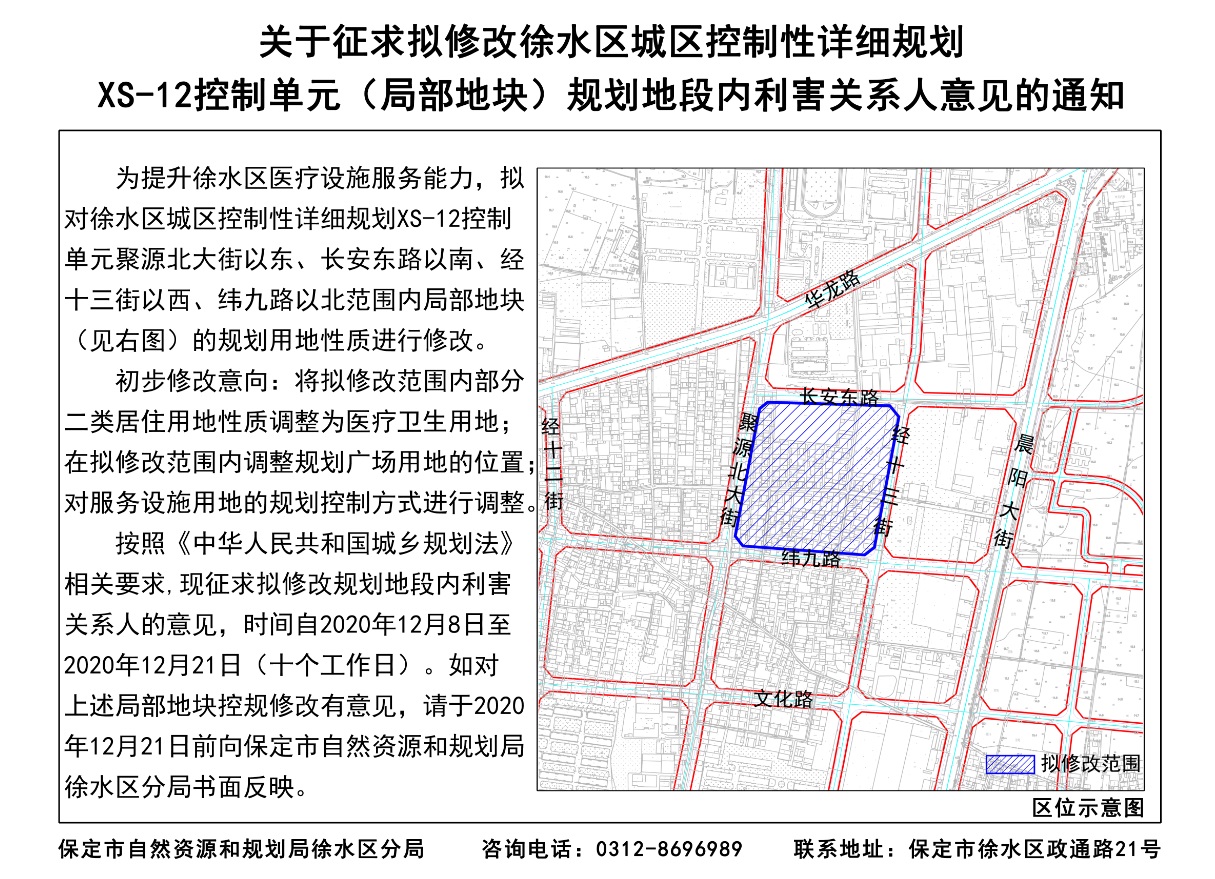 保定市自然资源和规划局徐水区分局